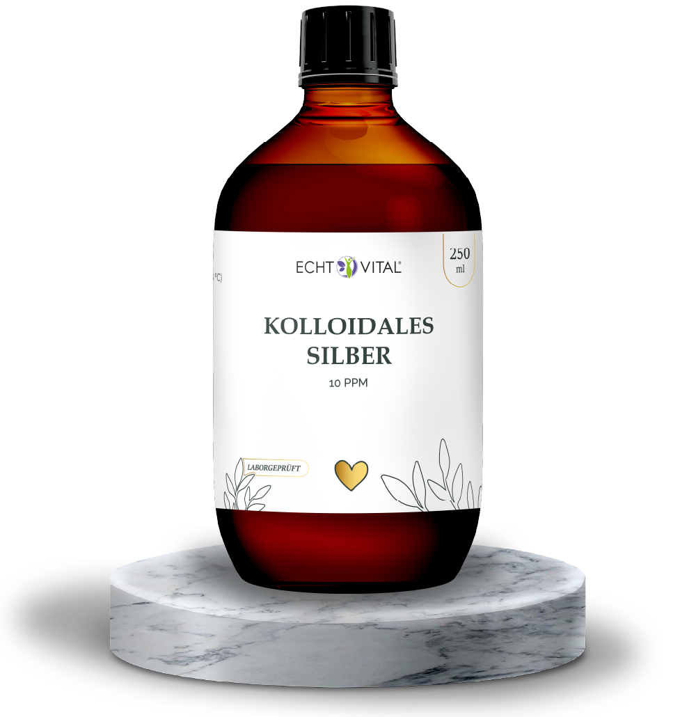 Kolloidales Silber 10 ppm - 1 Flasche mit 250 ml - Jetzt neu und verbessert!